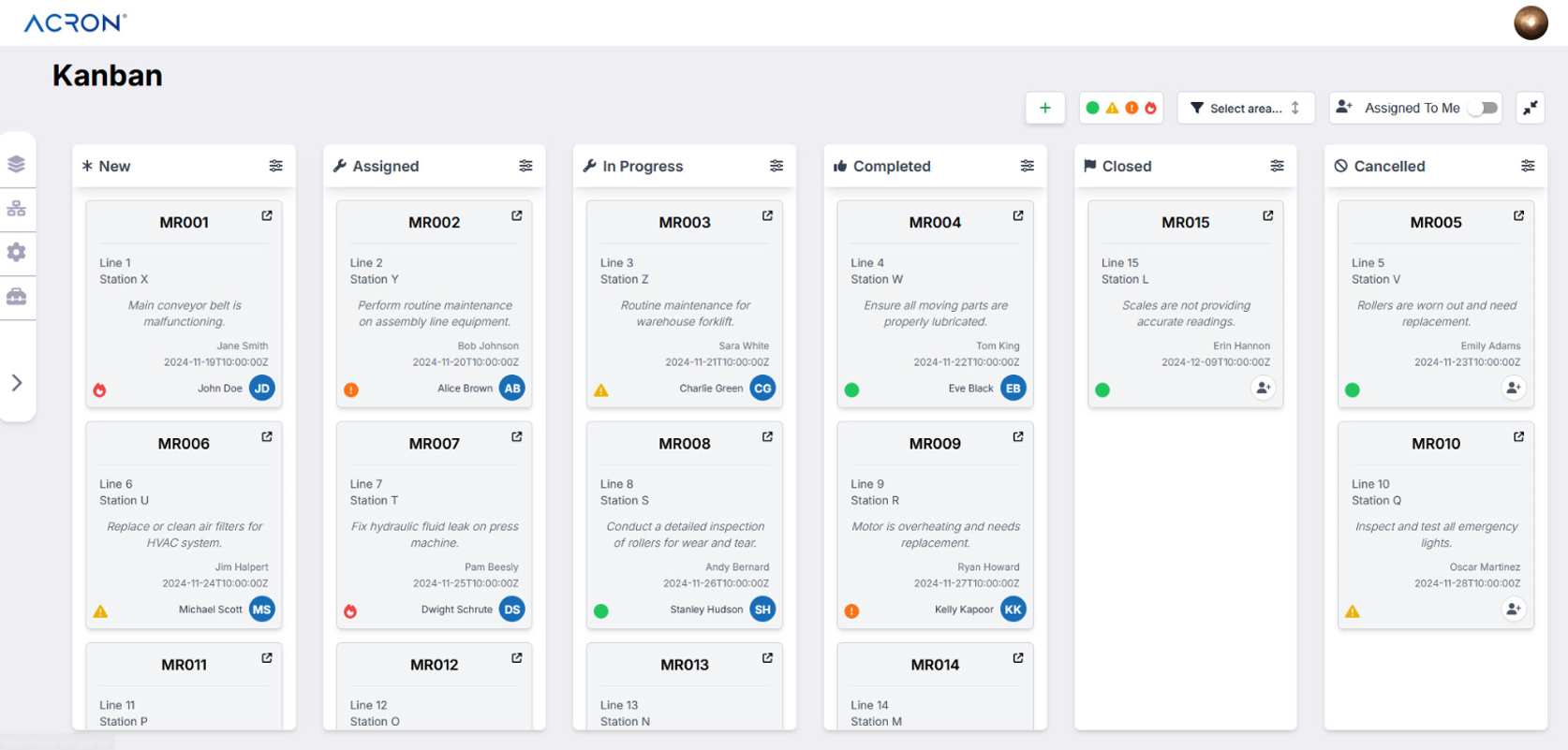 WO KANBAN